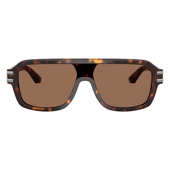 New Dolce & Gabbana Havana Aviator DG4507 502/73 Sunglasses Women - Picture 2 of 6